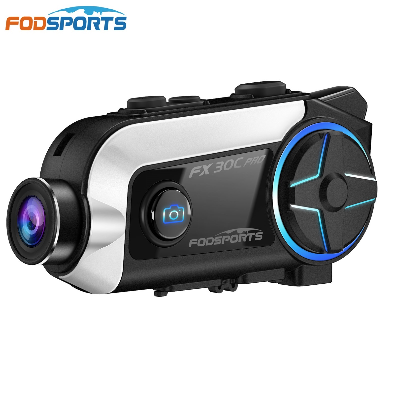 Universal Motorcycle Helmet Intercom Headset - Fodsports FX30C PRO Motorcycle Intercom Bluetooth
