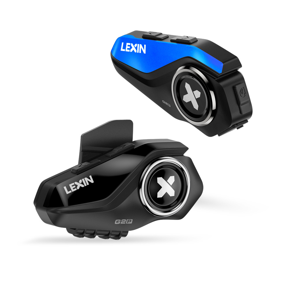 Full Face Motorcycle Helmet With Bluetooth - Lexin G2P 2PCS Motorcycle Helmet Intercoms