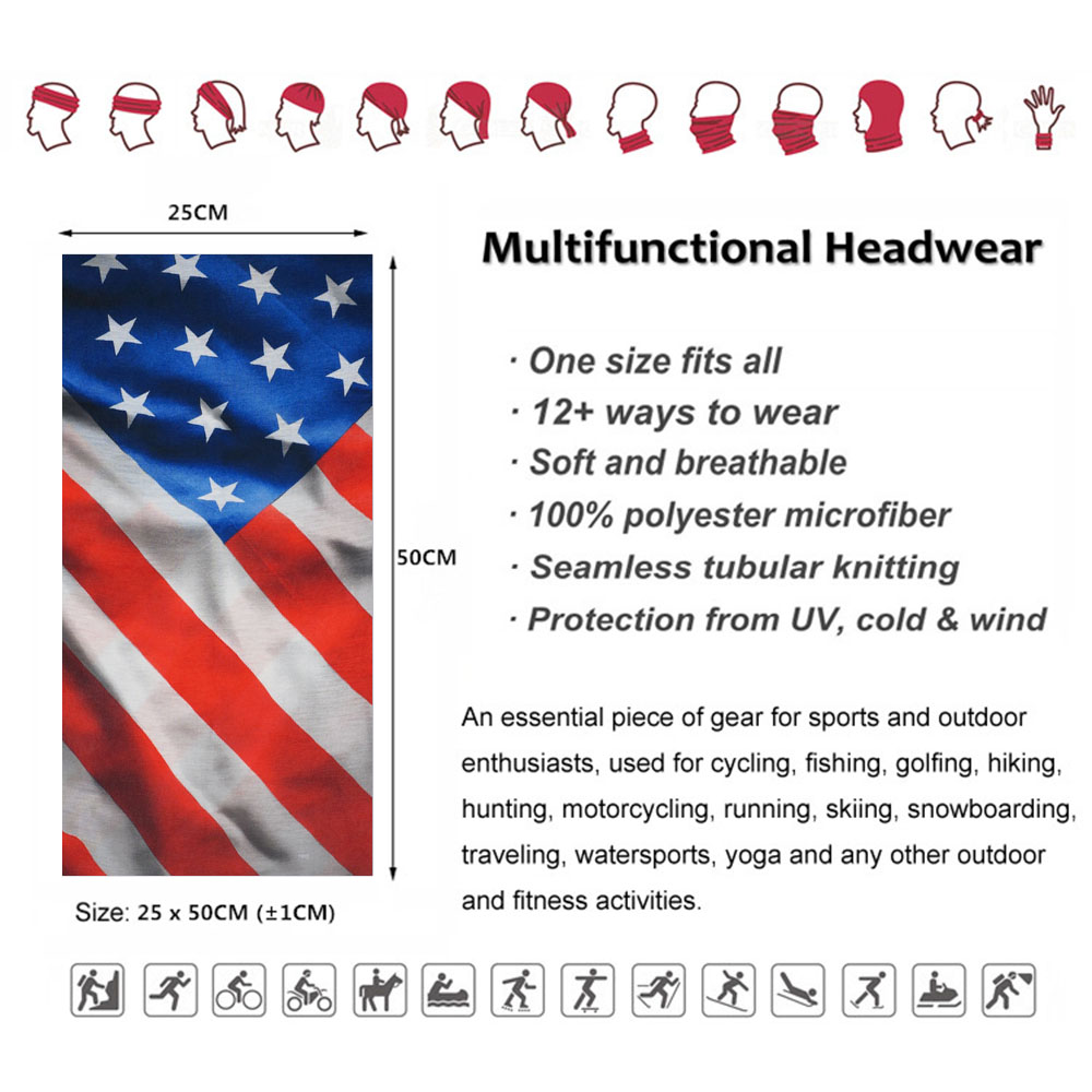 USA Flag Pattern Sun Protectiv - Riding Gear 评论和价格