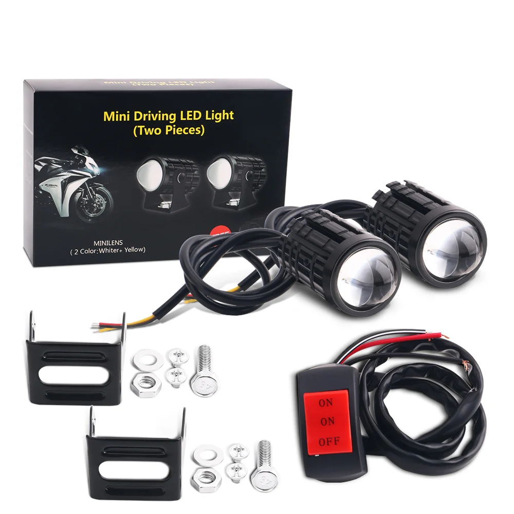 Universal Motorcycle LED Headl - Universal Motorcycle Led Headlight Projector 评论和价格