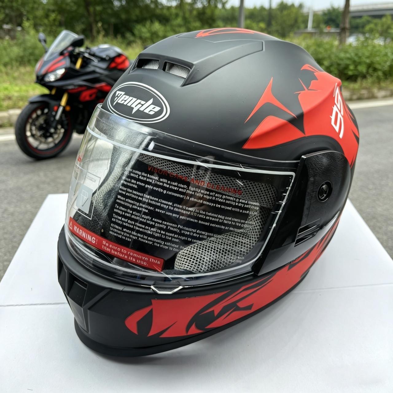 Full Face Motorcycle Helmet Du - Dual Visor Motorcycle Racing Helmet 评论和价格