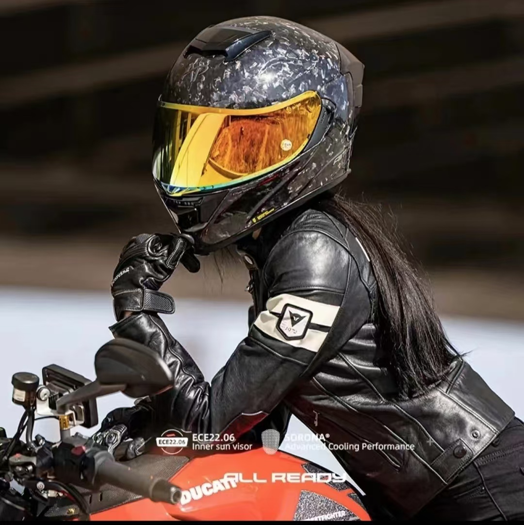 AR 12K Carbon Fiber Motorcycle - Carbon Fiber Lightweight Motorcycle Helmet 评论和价格