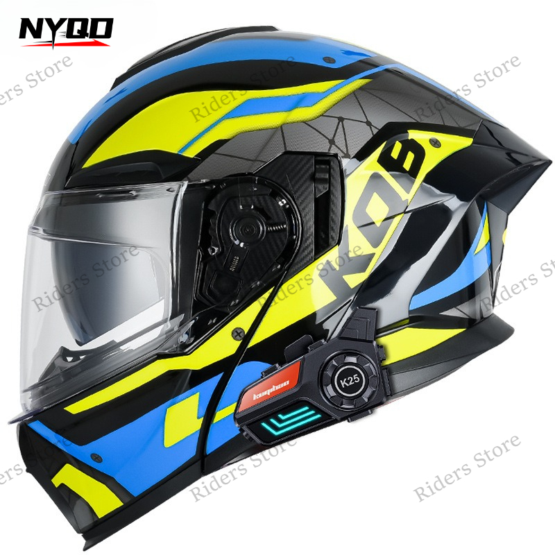 3C Certified Flip Up Motorcycl - Full Face Motorcycle Helmet With Bluetooth 评论和价格