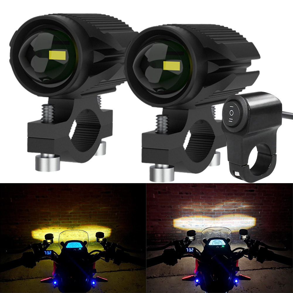 Additional Led Headlights For  - Universal Motorcycle Led Headlight Projector 评论和价格
