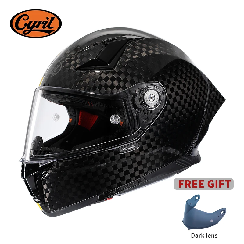 Unisex Lightweight Carbon Fibe - Carbon Fiber Lightweight Motorcycle Helmet 评论和价格