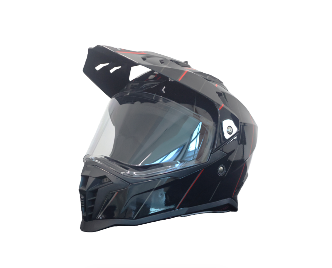 New Premium ABS Modular Racing - Dual Visor Motorcycle Racing Helmet 评论和价格