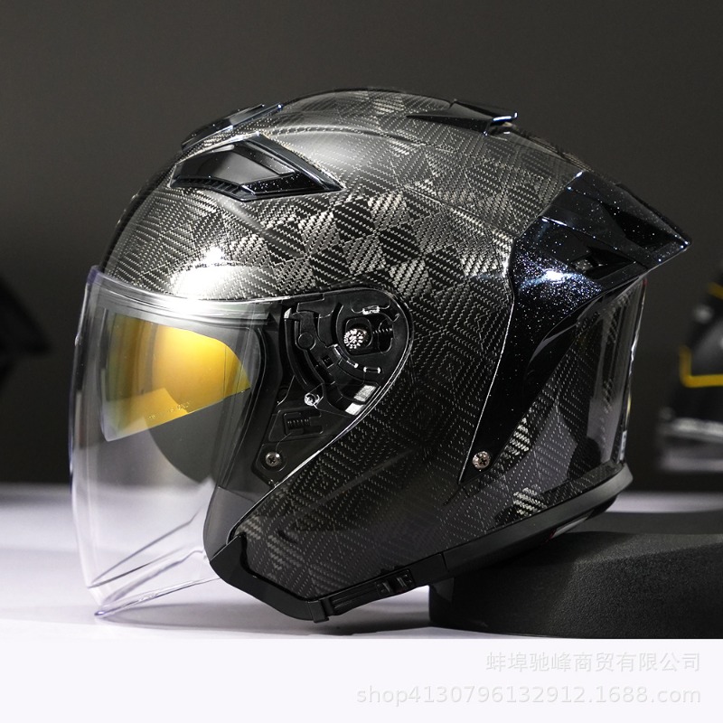 Carbon Fiber Motorcycles Helme - Carbon Fiber Lightweight Motorcycle Helmet 评论和价格