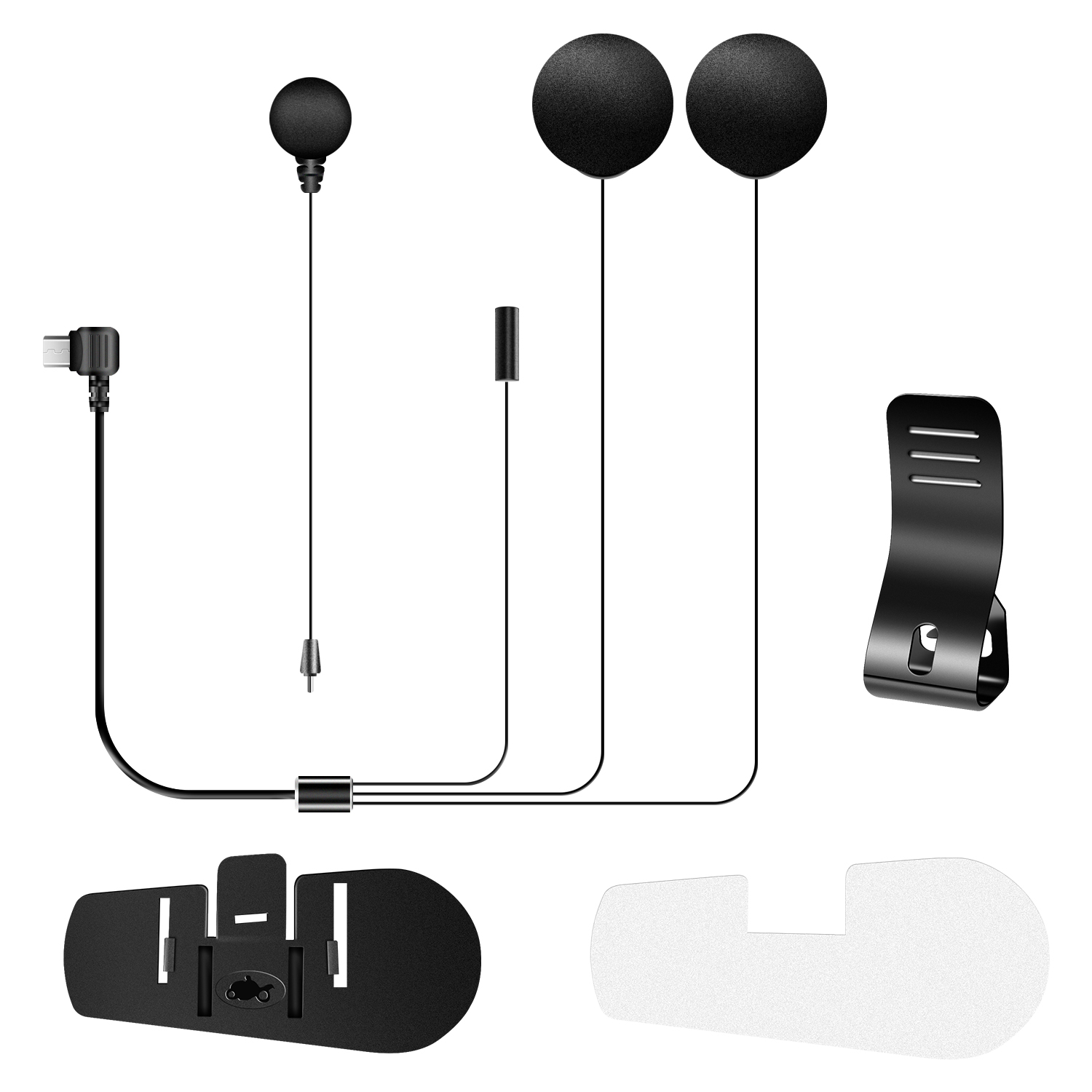 Fodsports Microphone Speaker E - Universal Motorcycle Helmet Intercom Headset 评论和价格