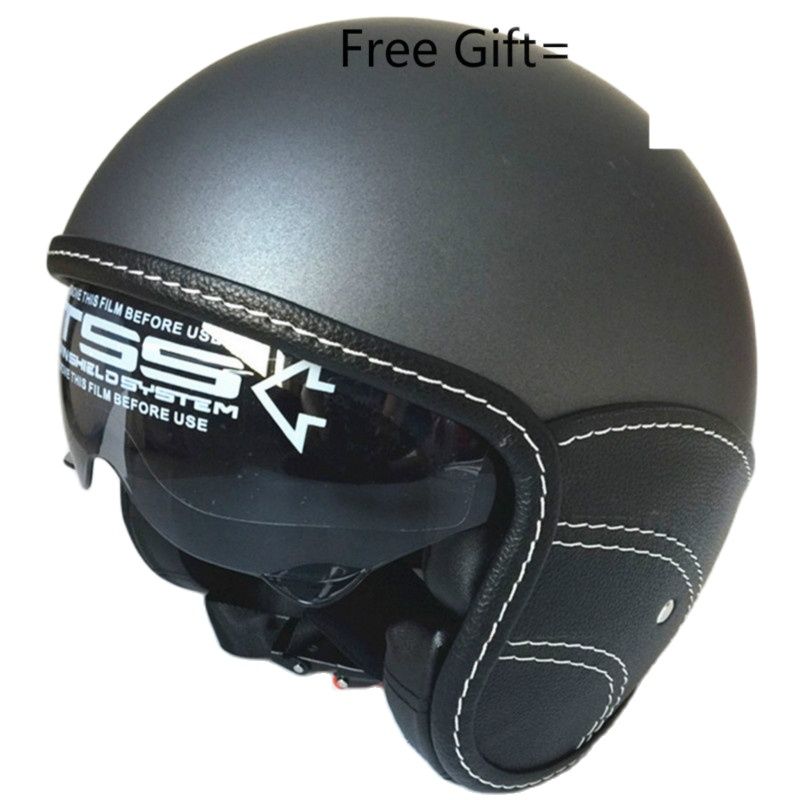 Half Face Vintage Motorcycle H - Vintage Open Face Retro Helmet 评论和价格