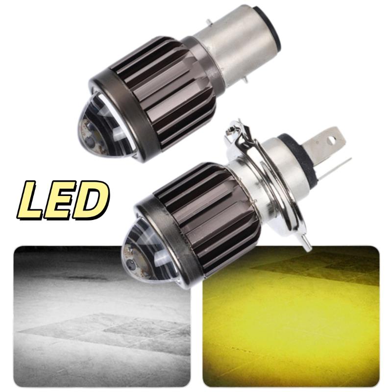NEW 1Pc Universal H4 BA20D LED - Universal Motorcycle Led Headlight Projector 评论和价格