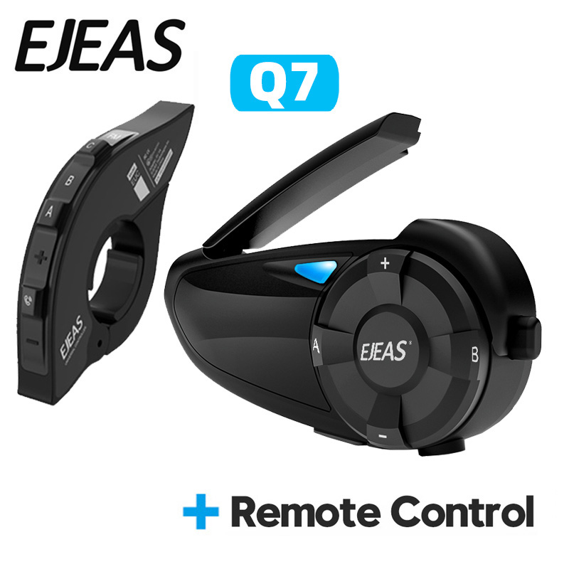 EJEAS Q7 Motorcycle Helmet Hea - Universal Motorcycle Helmet Intercom Headset 评论和价格