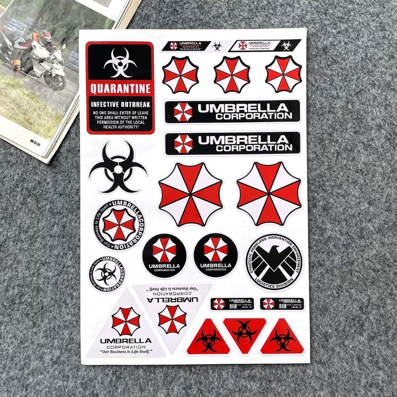 Hot Residents Evils Umbrella W - Motorcycle Helmets 评论和价格
