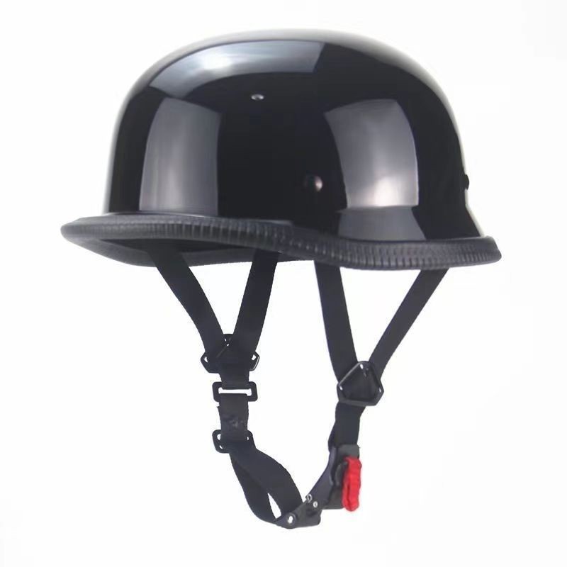 Vintage Motorcycle Cruiser Hel - Vintage Open Face Retro Helmet 评论和价格