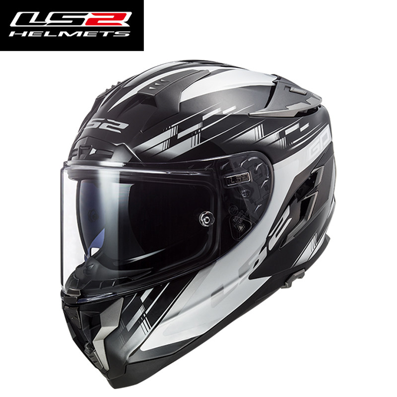 LS2 Challenger FF327 FF800 Ful - Dual Visor Motorcycle Racing Helmet 评论和价格