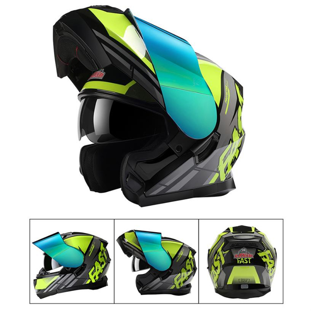 Full Face ADV Motorcycle Dual  - Dual Visor Motorcycle Racing Helmet 评论和价格