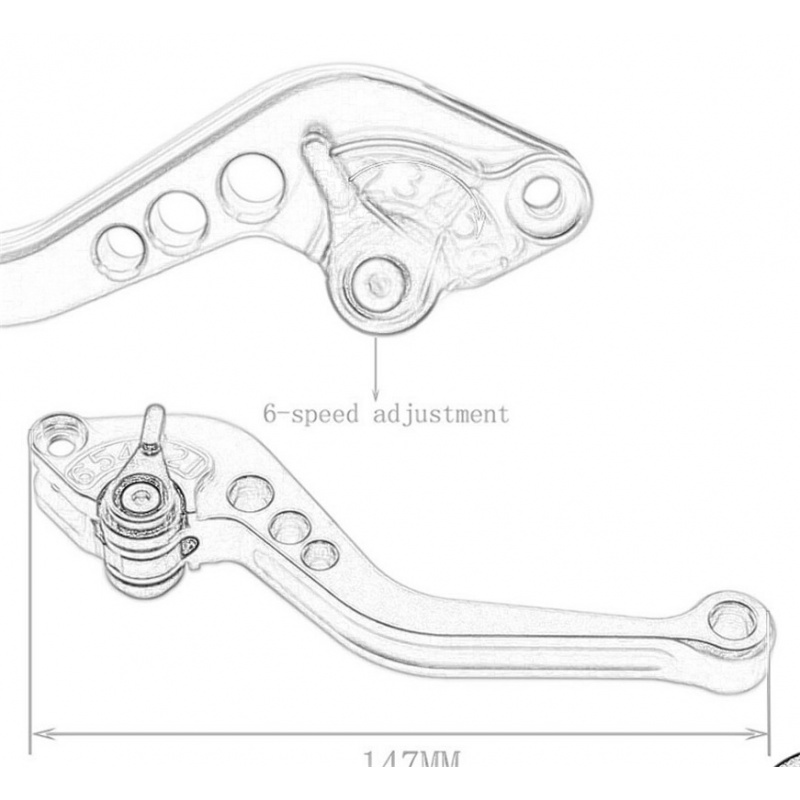 For Yamaha Tracer 9/Tracer 9 G - Cnc Aluminum Adjustable Brake Clutch Levers 评论和价格