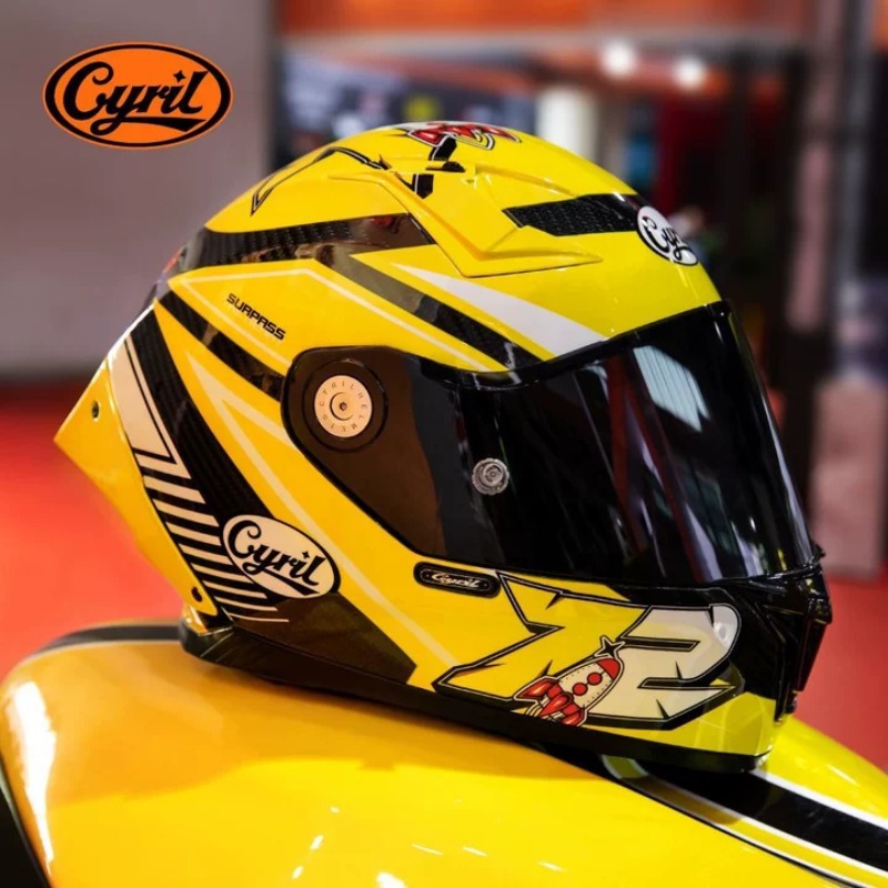 CYRIL Carbon Fiber Full Face M - Carbon Fiber Lightweight Motorcycle Helmet 评论和价格