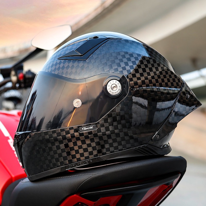 CYRIL Carbon Fiber Full Face M - Carbon Fiber Lightweight Motorcycle Helmet 评论和价格