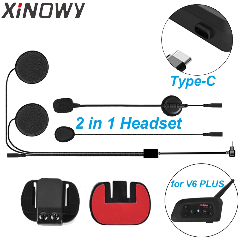 Type-C USB-C for Xinowy V6 PLU - Full Face Motorcycle Helmet With Bluetooth 评论和价格