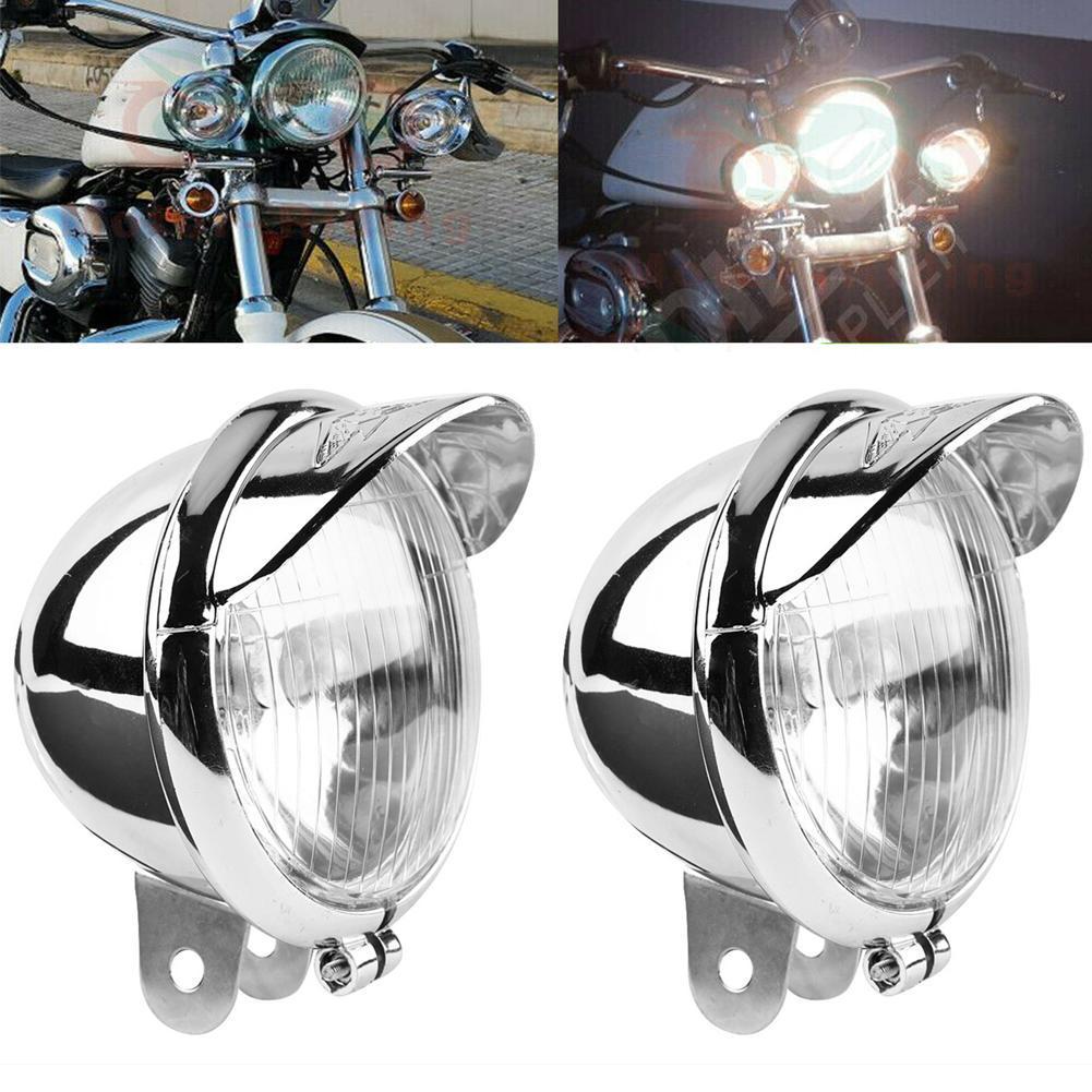 Chrome Universal Motorcycle Fo - Universal Motorcycle Led Headlight Projector 评论和价格