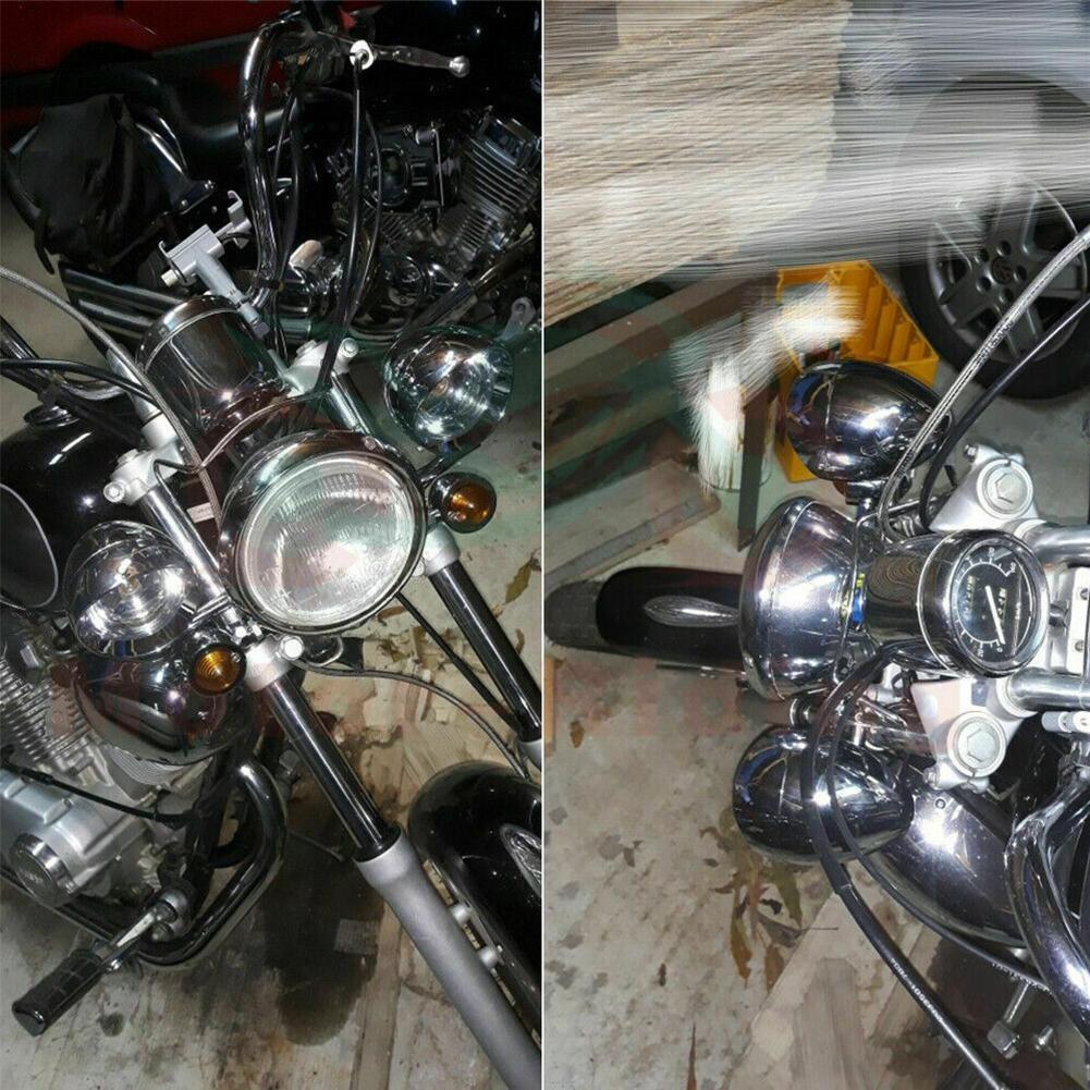 Chrome Universal Motorcycle Fo - Universal Motorcycle Led Headlight Projector 评论和价格
