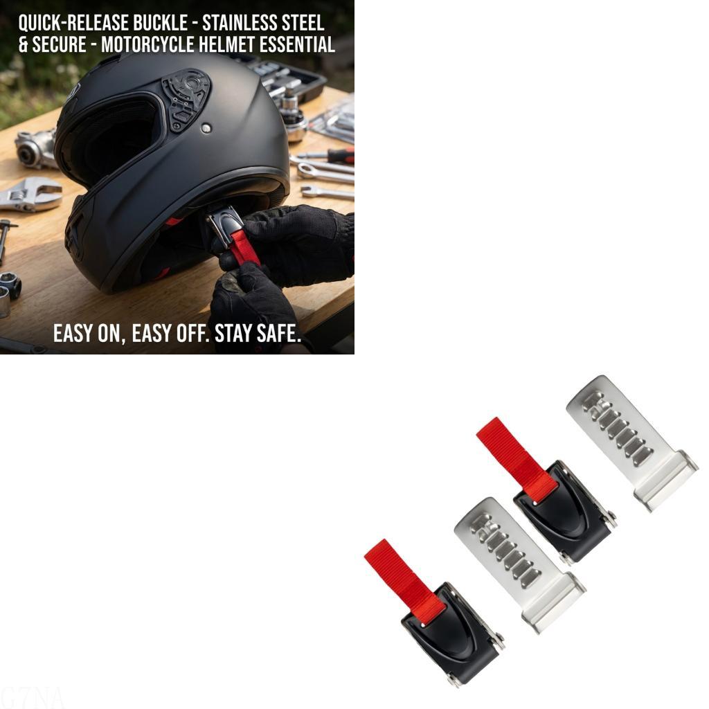G7NA Motorcycle Helmets necess - Quick Release Buckle Motorcycle Helmet 评论和价格