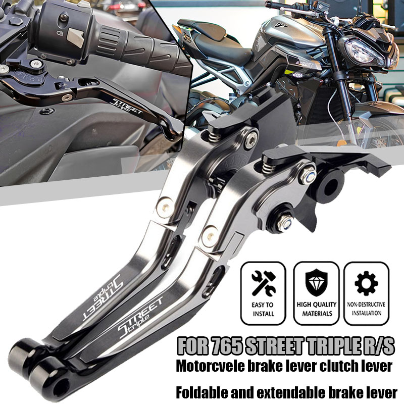 For 765 Street Triple R/S (NOT - Cnc Aluminum Adjustable Brake Clutch Levers 评论和价格
