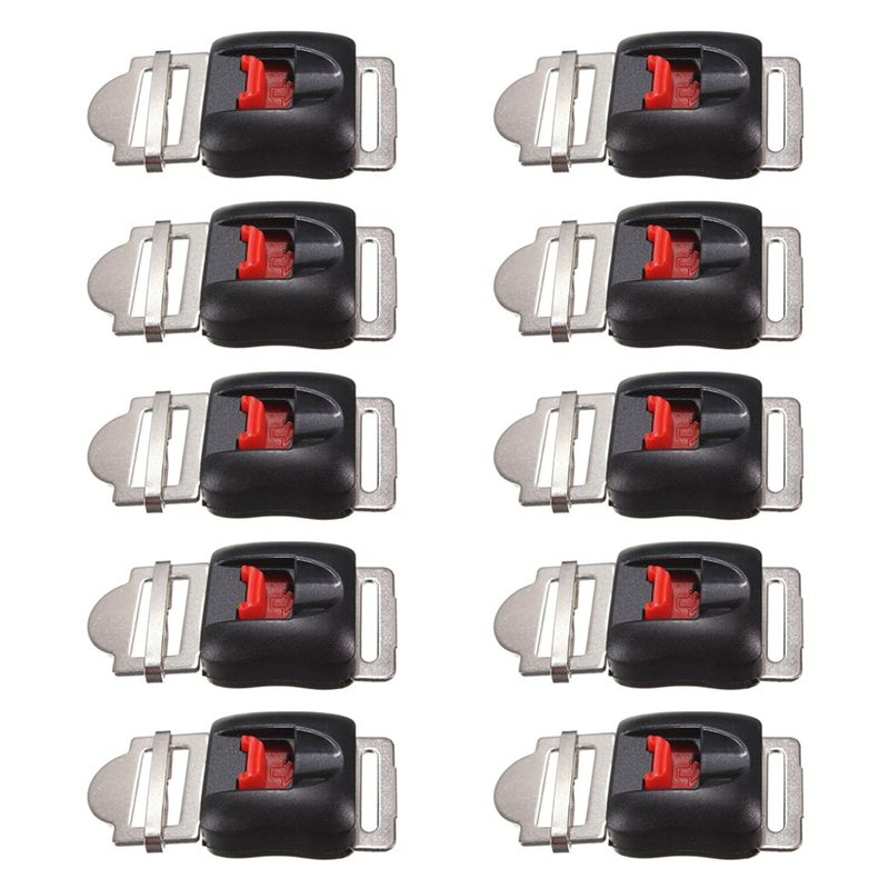 Powerful 10Pcs Universal Motor - Quick Release Buckle Motorcycle Helmet 评论和价格