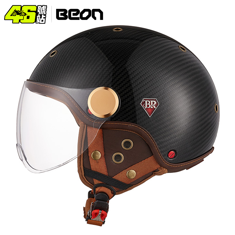 BEON New Arrival BR13 Summer C - Carbon Fiber Lightweight Motorcycle Helmet 评论和价格