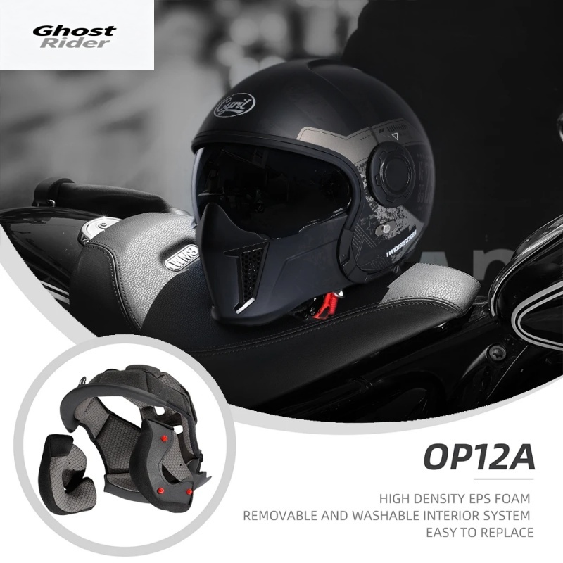 OP12A Modular Motorcycle Helme - Quick Release Buckle Motorcycle Helmet 评论和价格