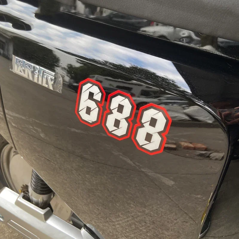 Car Sticker Racing Number 1 2  - Motorcycle Helmets 评论和价格