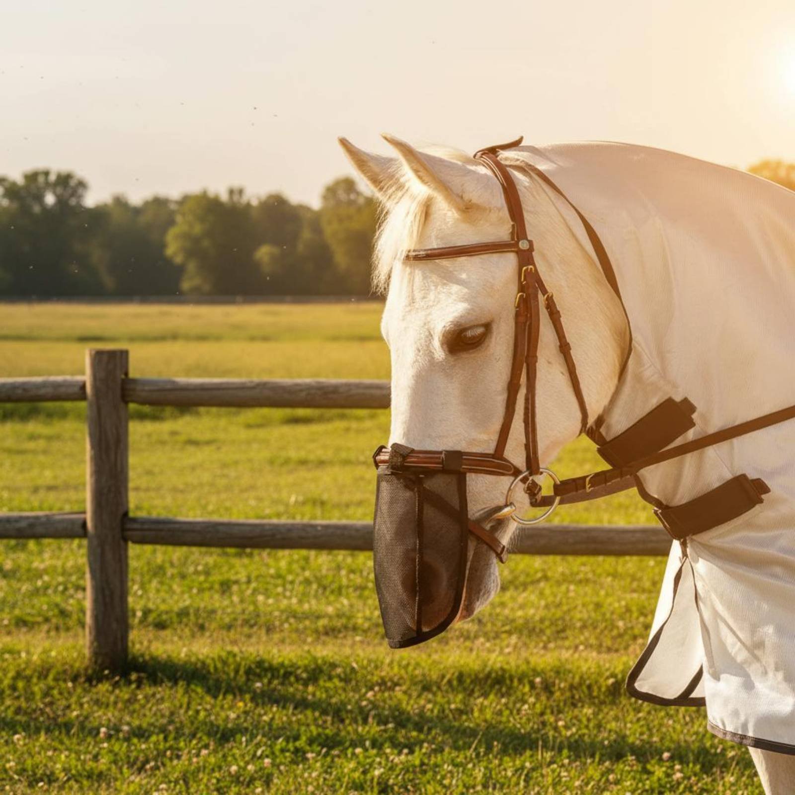 Horse Nose Guard Sturdy Horse  - Riding Gear 评论和价格
