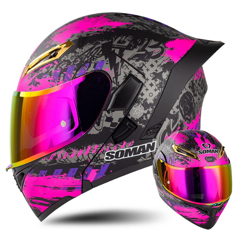 DOT Approved Men Motorcycle He - Modular Flip Up Motorcycle Helmet Dot Approved 评论和价格