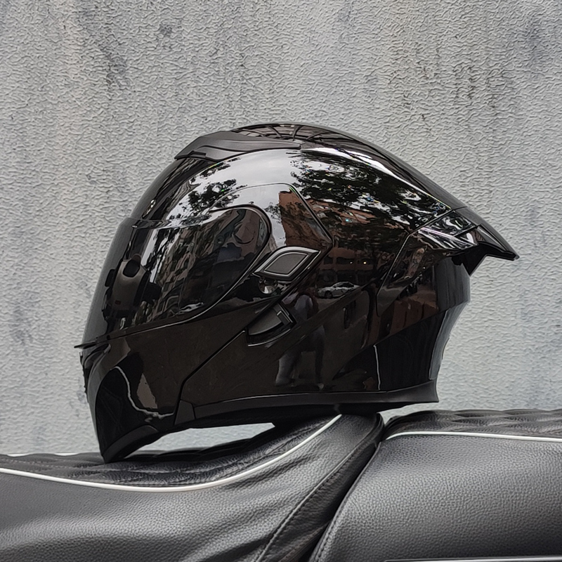 ORZ Motorcycle helmets Double  - Modular Flip Up Motorcycle Helmet Dot Approved 评论和价格