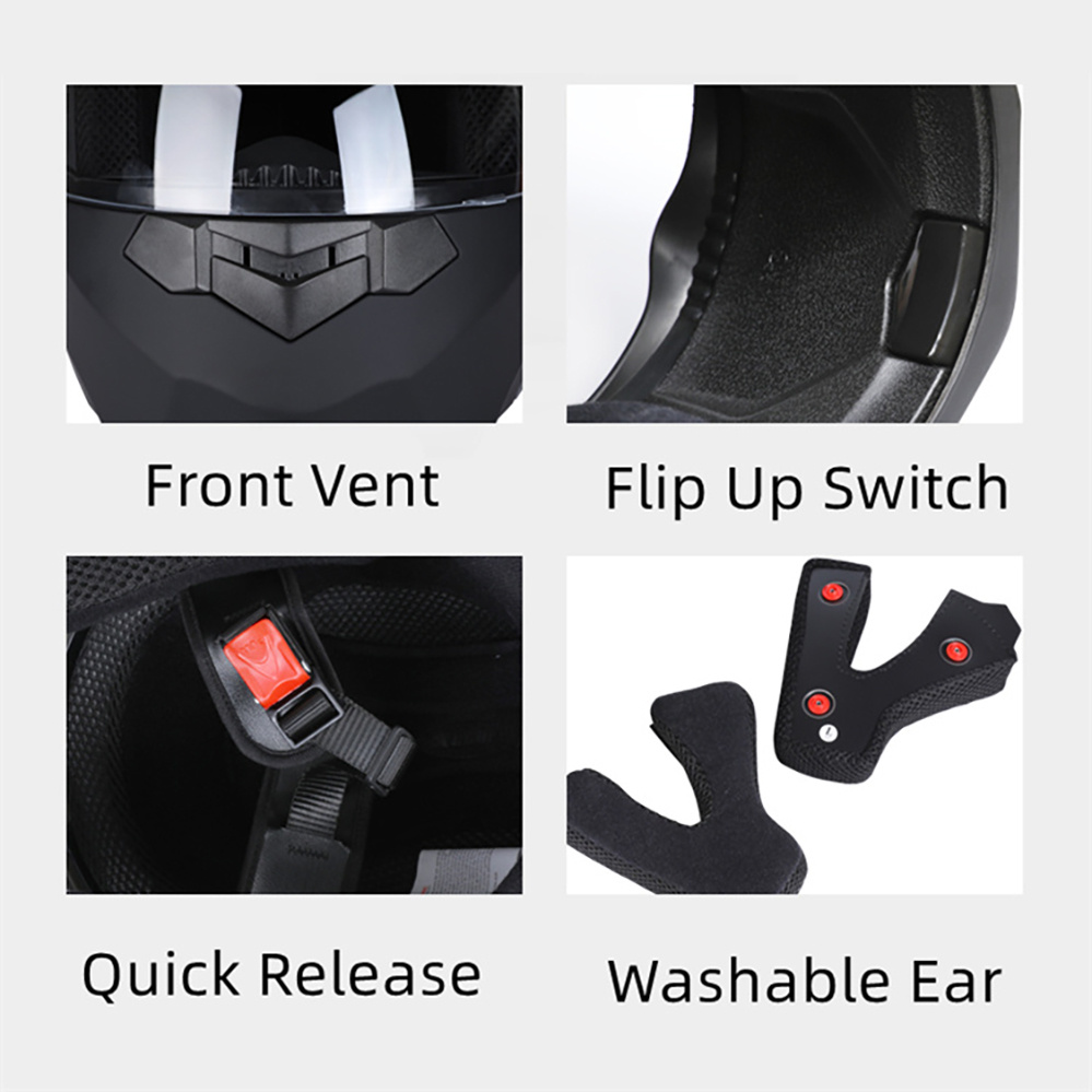 Modular Motorcycle Helmet Dual - Motorcycle Helmet Inner Sun Visor Lens 评论和价格