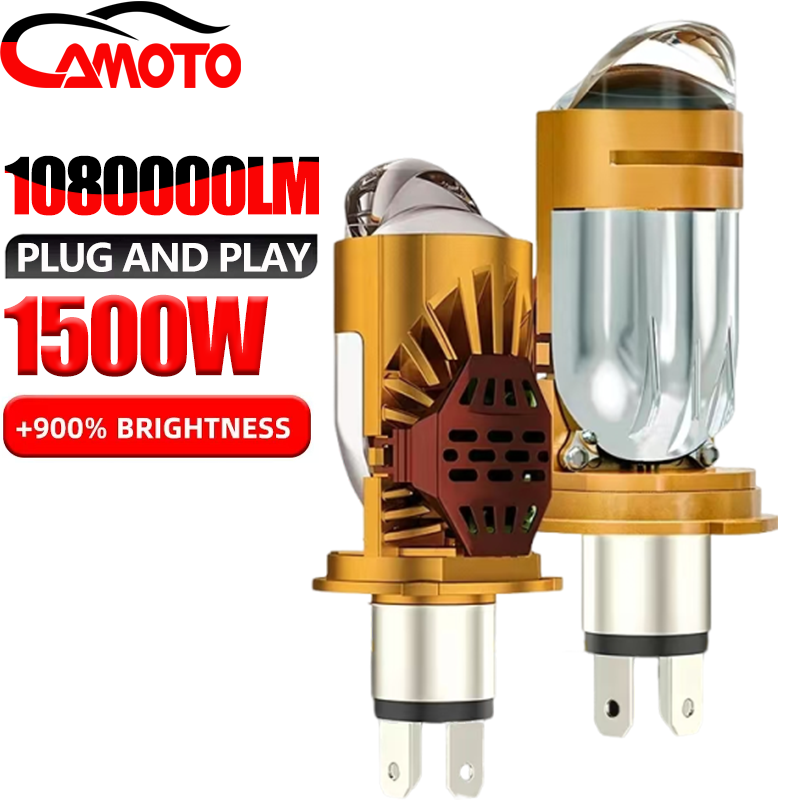 CAMOTO Bi LED Lens Projector H - Universal Motorcycle Led Headlight Projector 评论和价格
