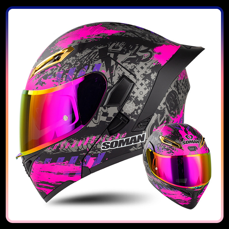 Men Women Motorcycle Helmets F - Modular Flip Up Motorcycle Helmet Dot Approved 评论和价格