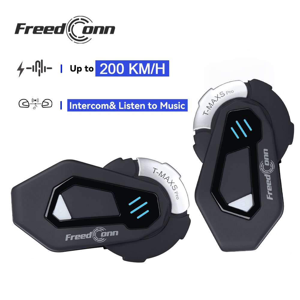 FreedConn T MAX S PRO Motorcyc - Universal Motorcycle Helmet Intercom Headset 评论和价格