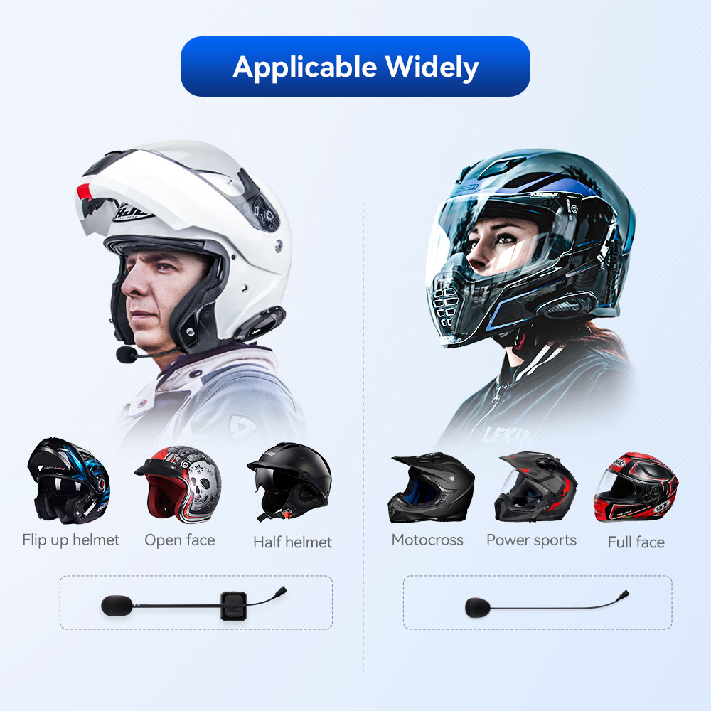 LEXIN-G2 Motorcycle Intercom H - Universal Motorcycle Helmet Intercom Headset 评论和价格