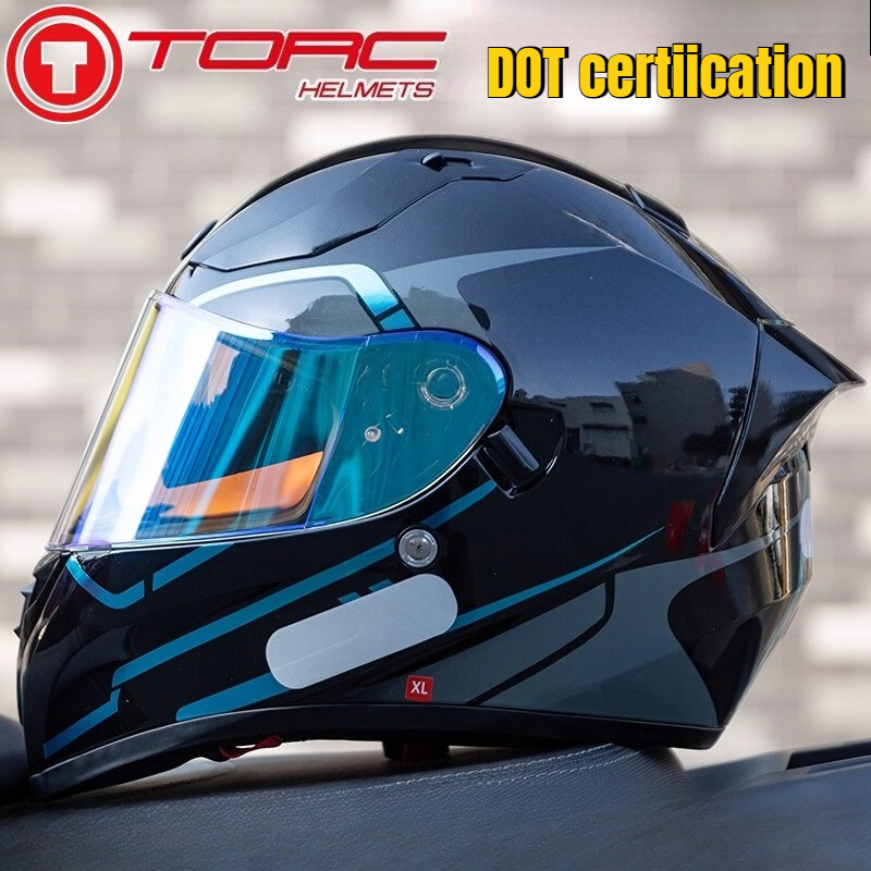 FOR TORC T18 Motorcycle Helmet - Modular Flip Up Motorcycle Helmet Dot Approved 评论和价格
