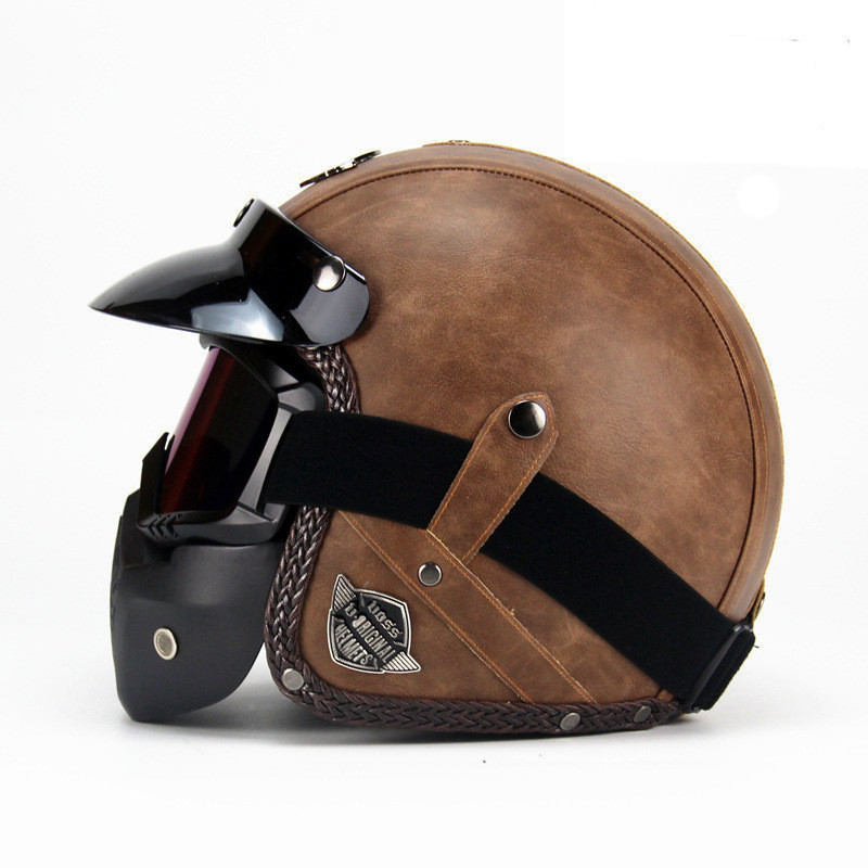 New Arrival Helmets Open Face  - Vintage Open Face Retro Helmet 评论和价格