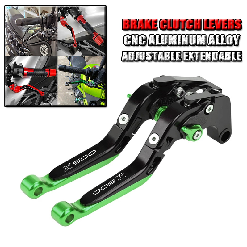 For KAWASAKI Z500 Z 500 2025-2 - Cnc Aluminum Adjustable Brake Clutch Levers 评论和价格