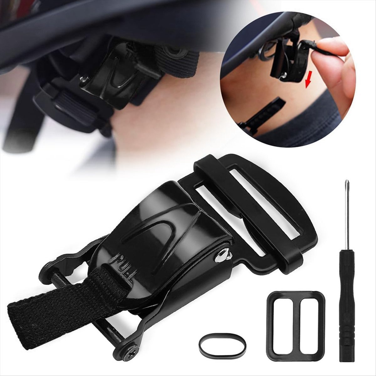 Compatible Helmet Quick Releas - Quick Release Buckle Motorcycle Helmet 评论和价格