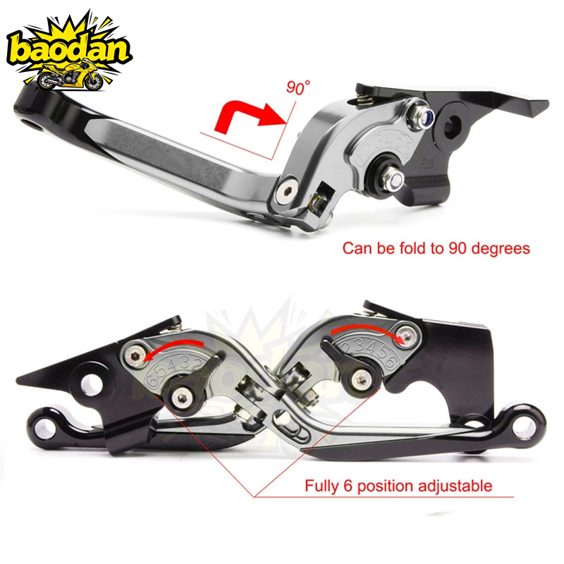 Clutch Lever Brake Lever Fit F - Cnc Aluminum Adjustable Brake Clutch Levers 评论和价格