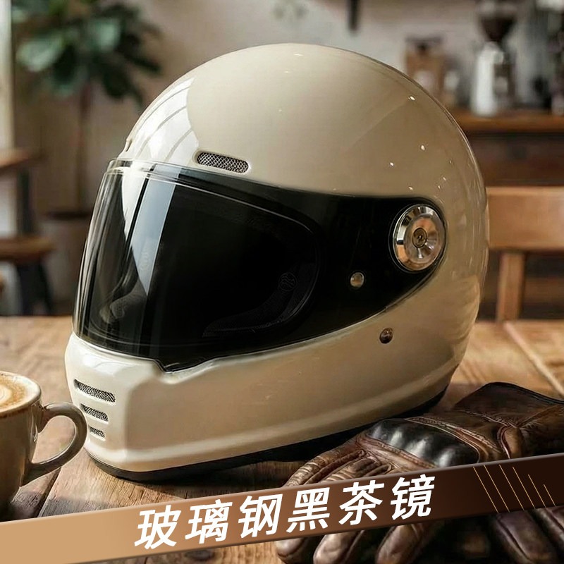 Carbon Fiber Retro Helmet Moto - Carbon Fiber Lightweight Motorcycle Helmet 评论和价格