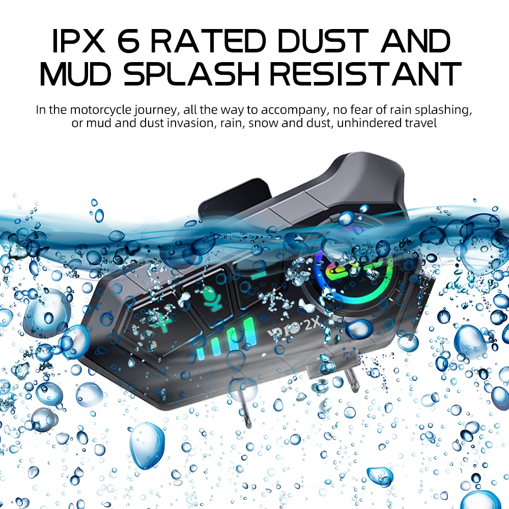 Y10 2x Motorcycle Intercom Blu - Universal Motorcycle Helmet Intercom Headset 评论和价格