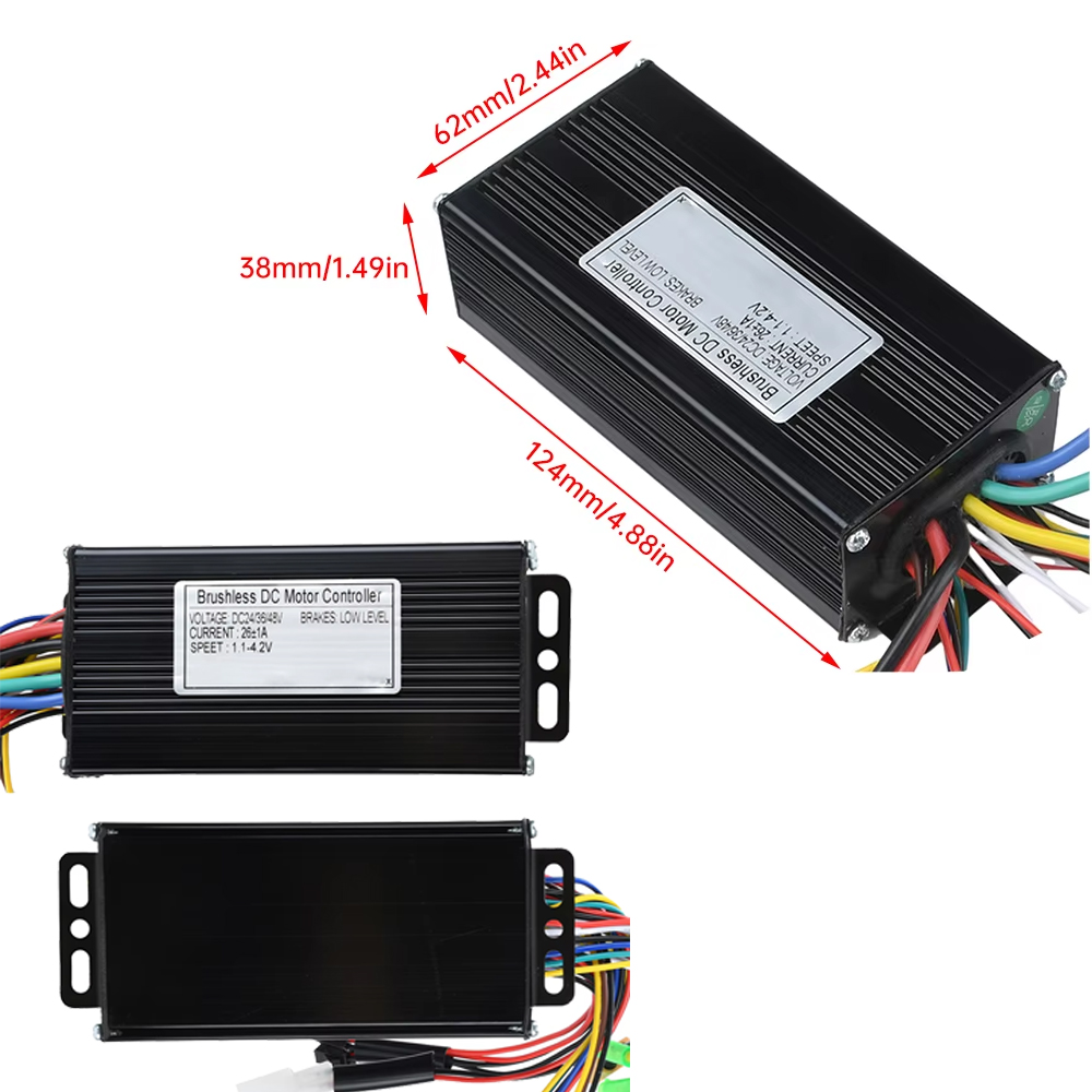 26A 500/750W DC 24V/36/48V E-b - Scooter Parts 评论和价格
