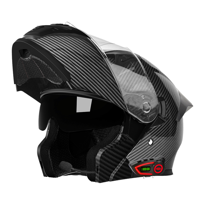 ABS Material Motorcycle Helmet - Modular Flip Up Motorcycle Helmet Dot Approved 评论和价格