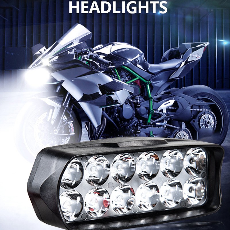 Motorcycle Headlight 12v Spot  - Universal Motorcycle Led Headlight Projector 评论和价格