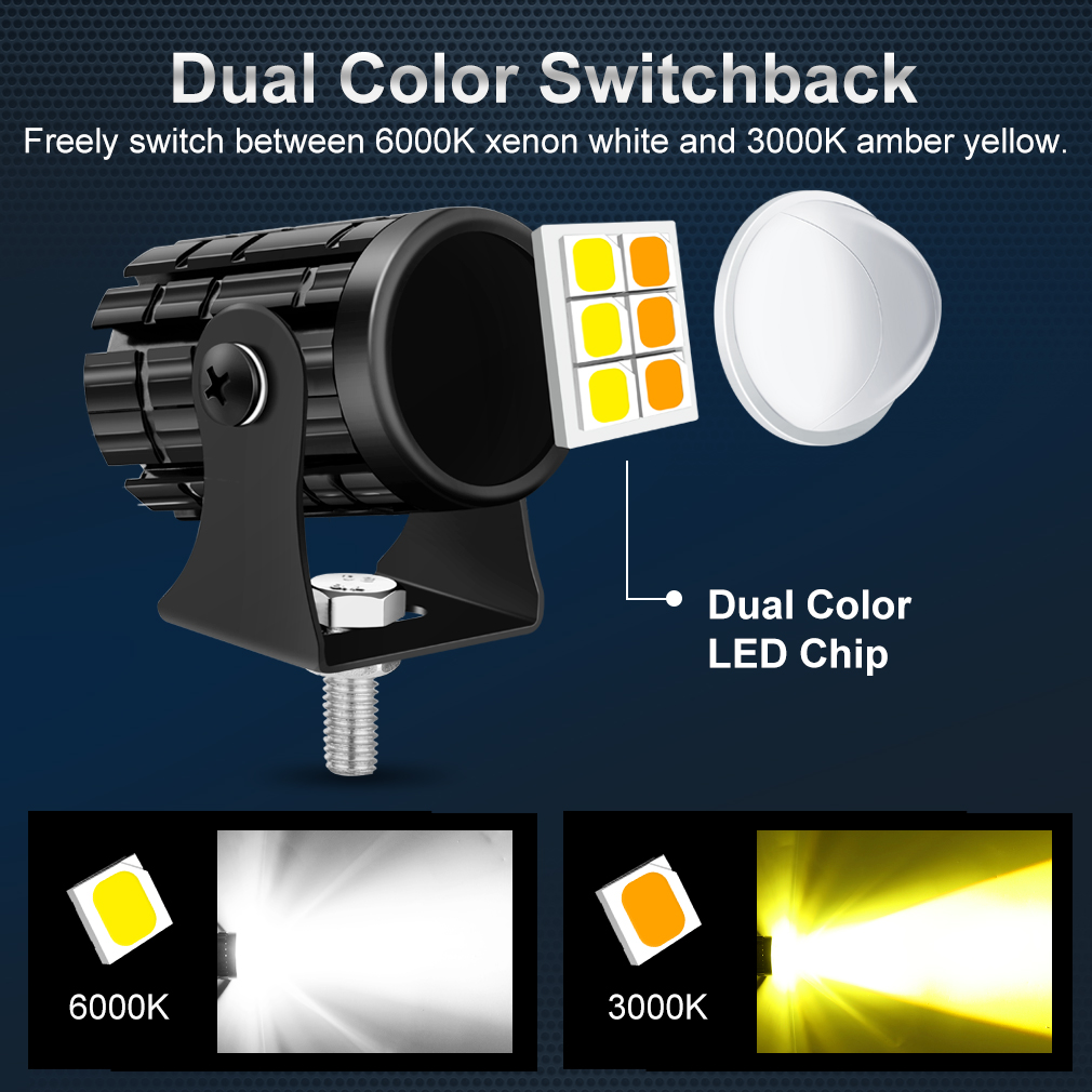 Universal Motorcycle LED Headl - Universal Motorcycle Led Headlight Projector 评论和价格